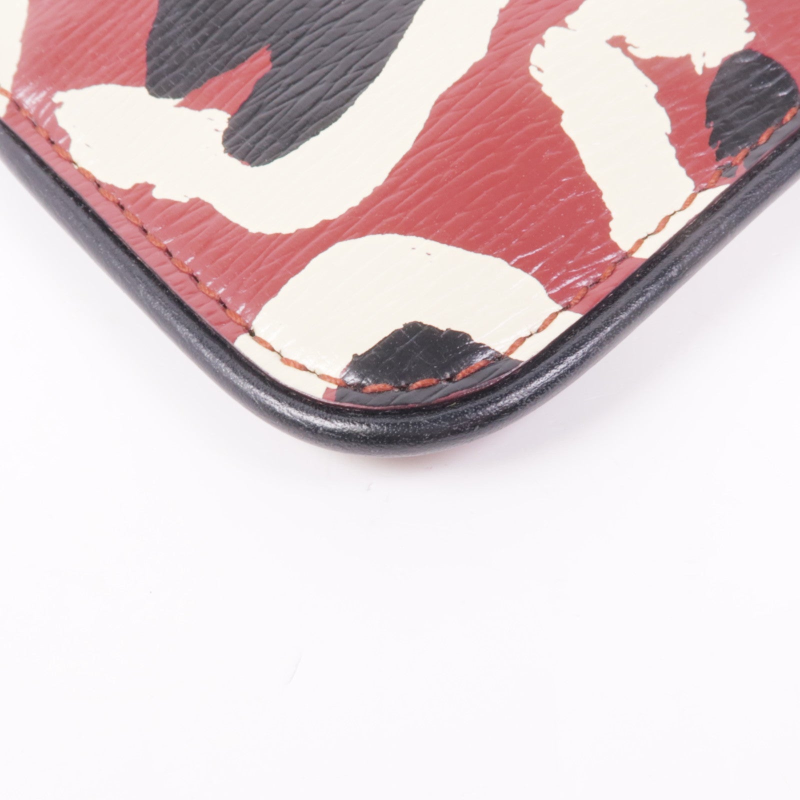 GUCCI 塗層帆布Key/Coin Case金扣鎖匙包/零錢包