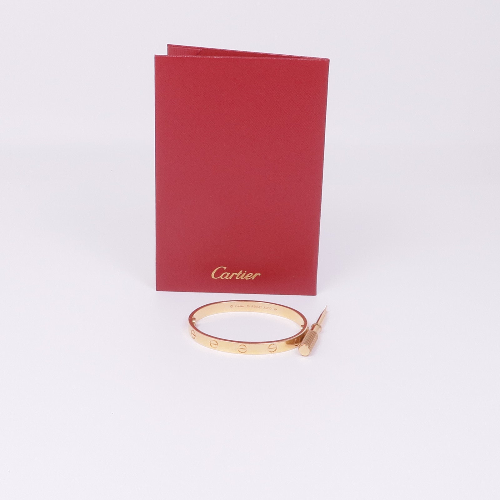 CARTIER 18K玫瑰金Love Bracelet Medium Model手鐲Cartier#16