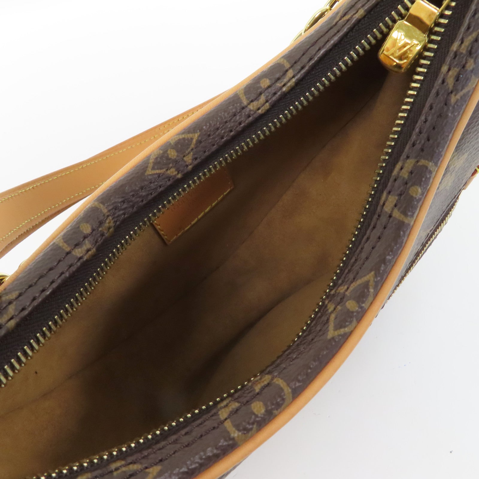 LOUIS VUITTON Monogram Loop金扣肩背袋啡色
