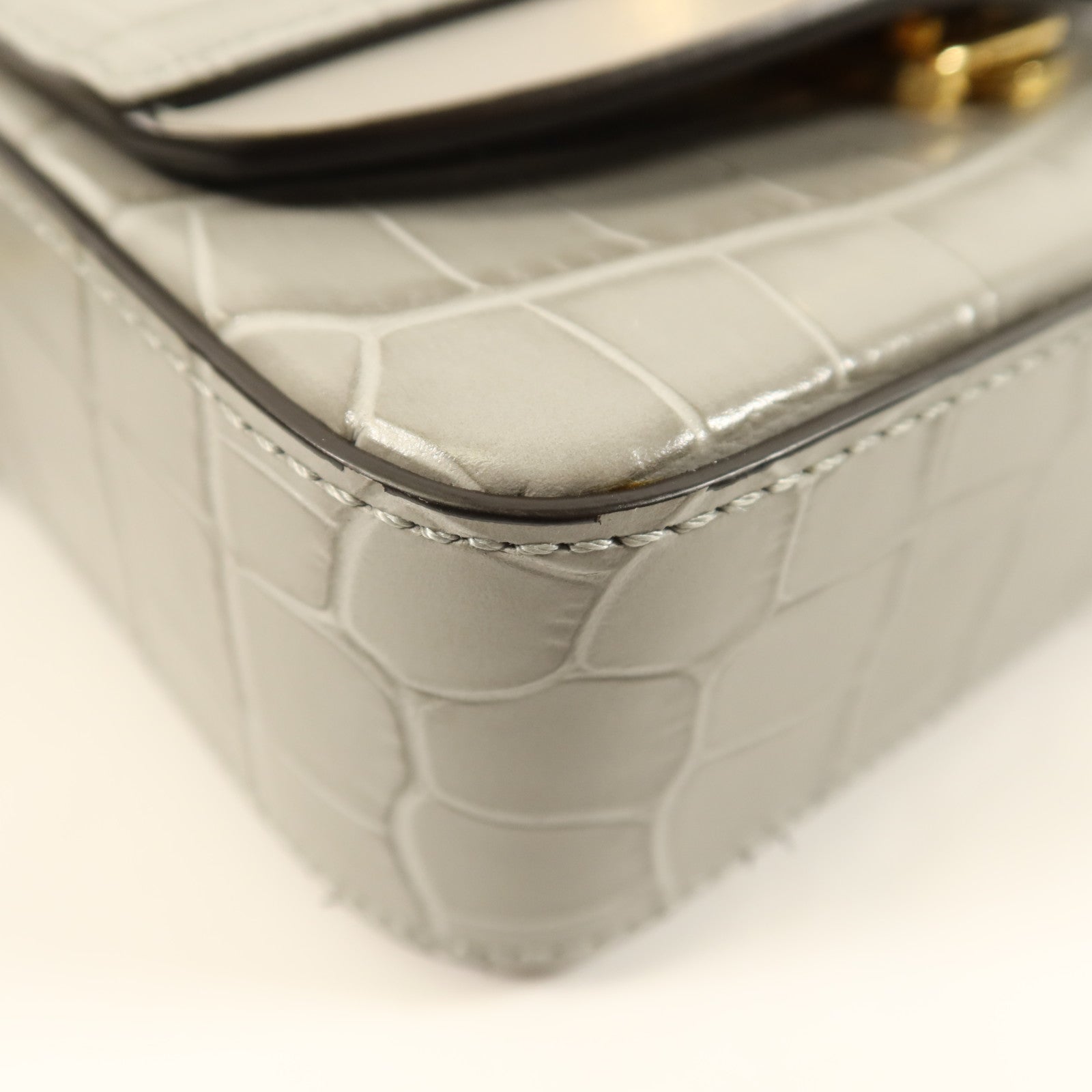 Chloe 牛皮皮革Mini C Bag金扣手挽肩背兩用袋