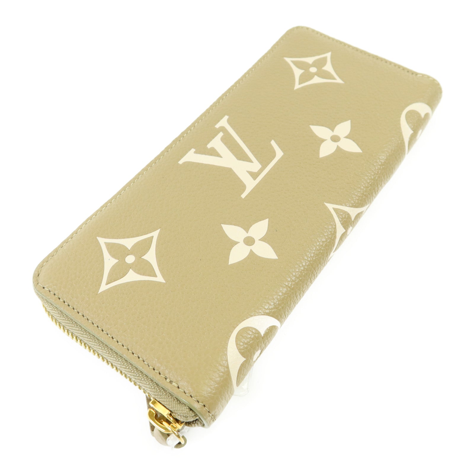 LOUIS VUITTON Monogram Empreinte Clemence Wallet金扣長錢包