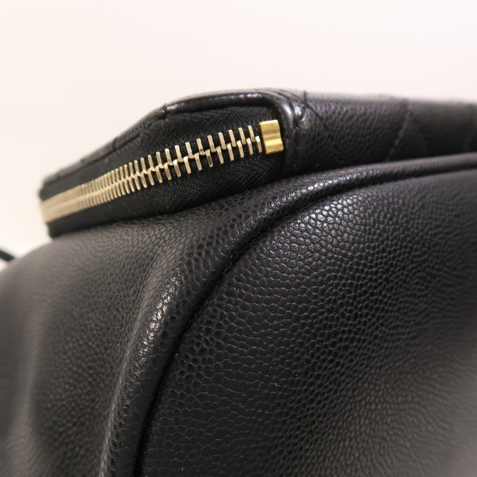 CHANEL 牛皮皮革Backpack金扣背包
