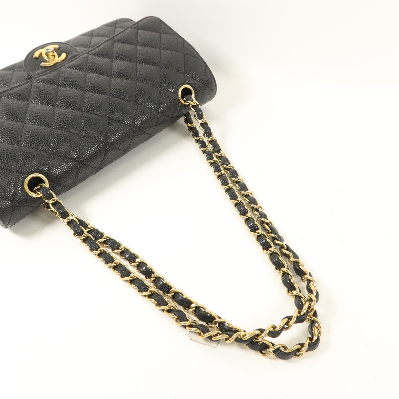 CHANEL 牛皮皮革Classis 25鏈帶肩背袋