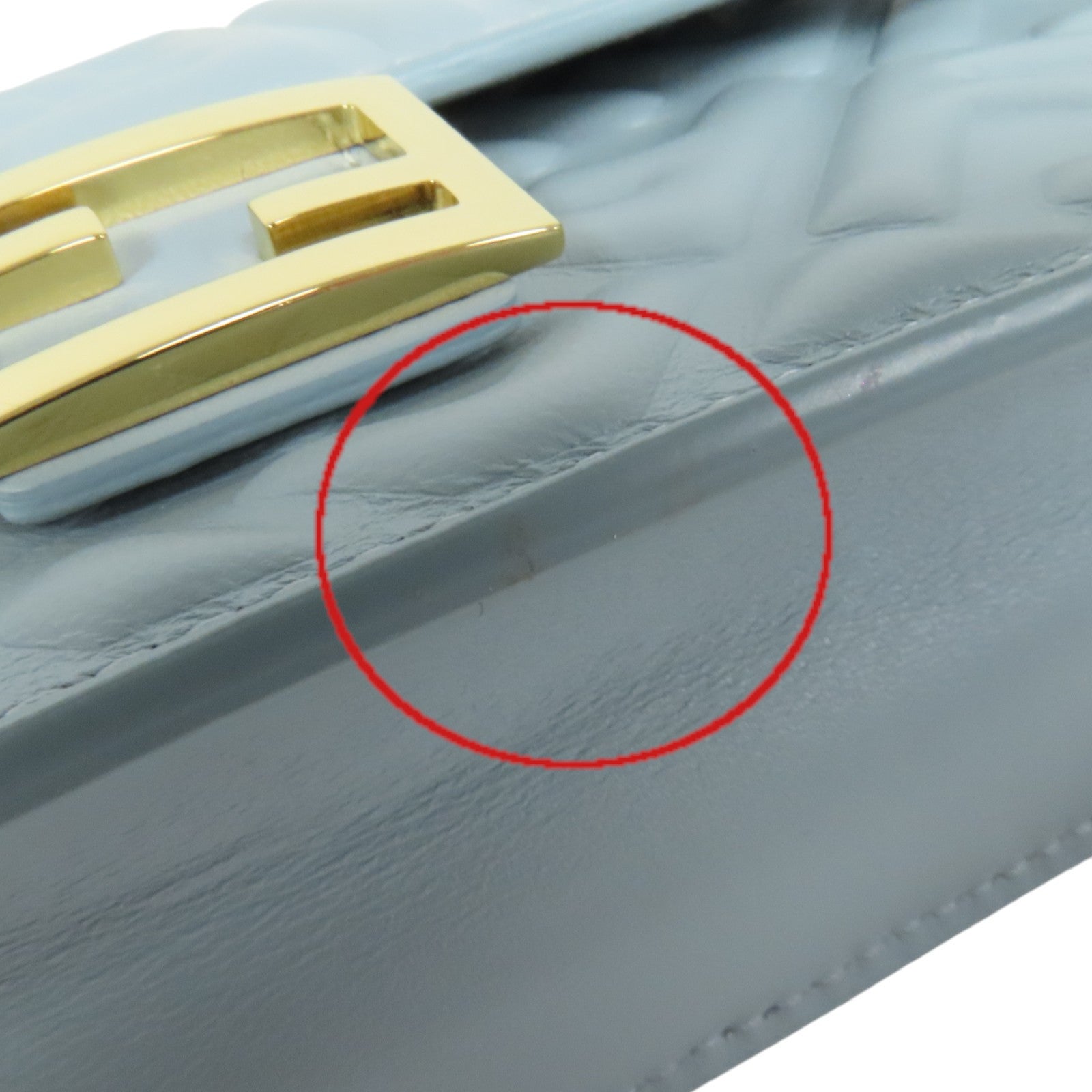 FENDI 牛皮皮革Shoulder Bag金扣肩背袋