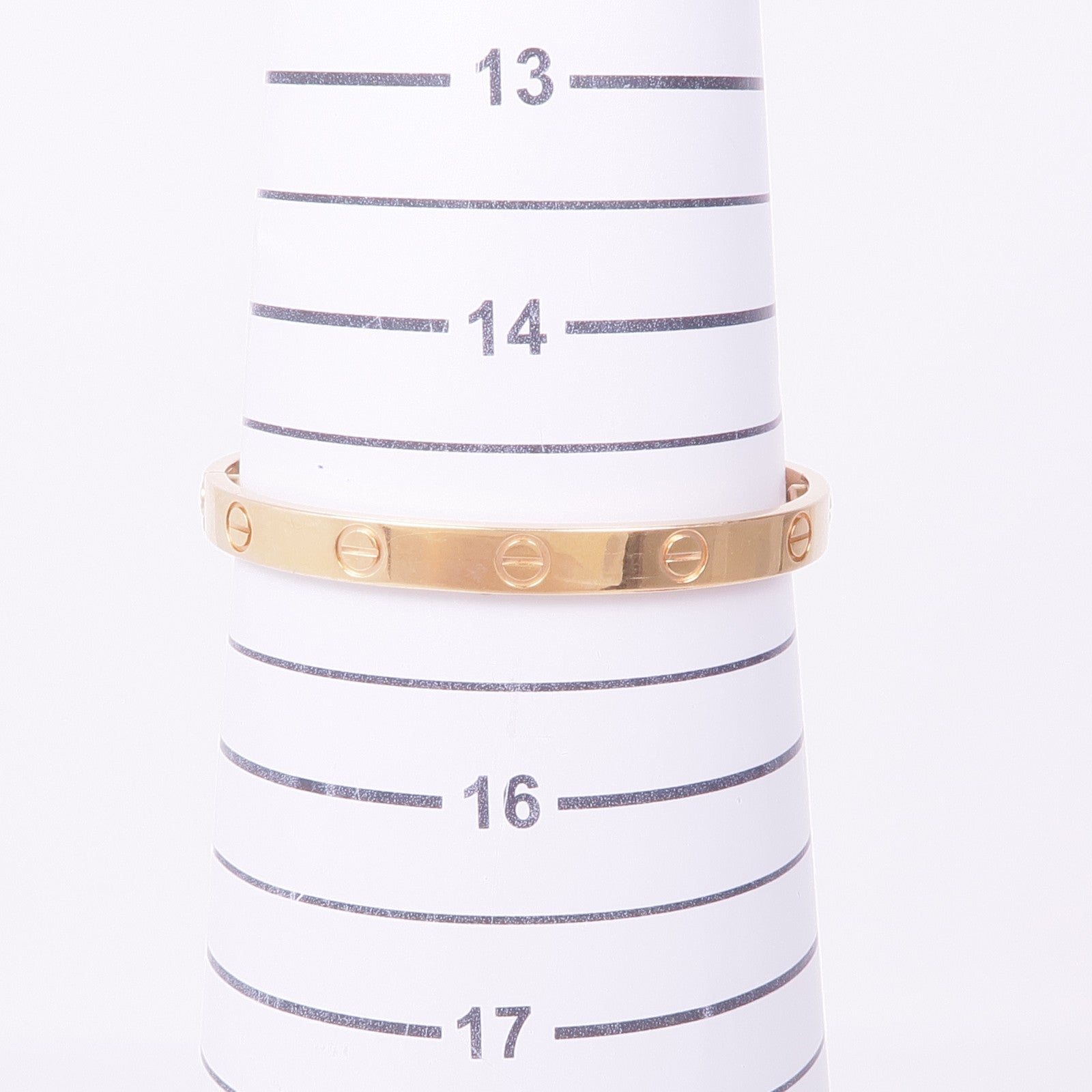 CARTIER 18K玫瑰金Love Bracelet Medium Model手鐲Cartier#16