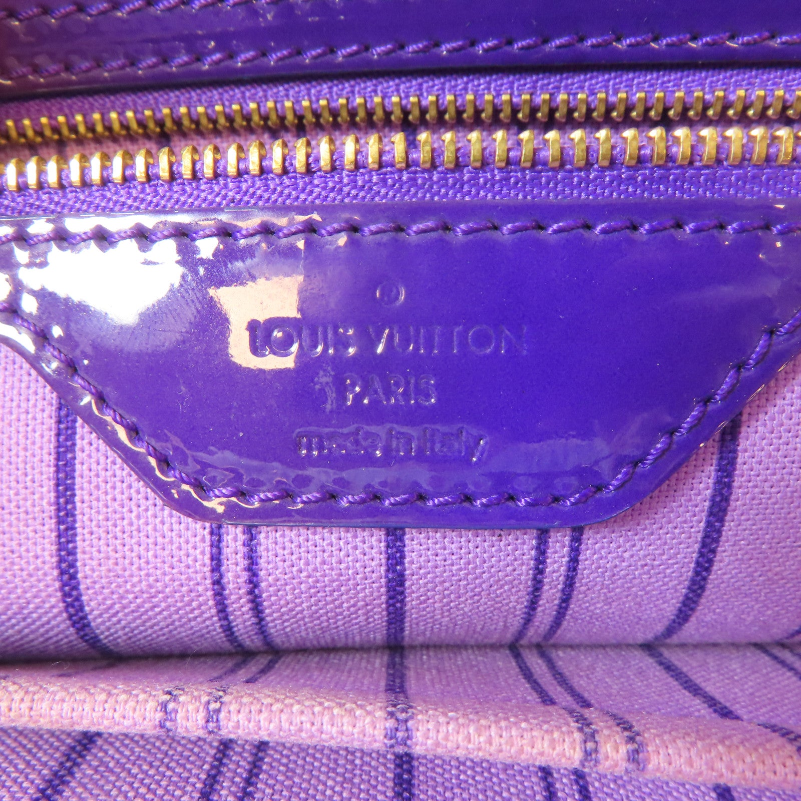 LOUIS VUITTON 【激減優惠】塗層帆布/皮革Cosmic Blossom PM金扣手挽袋紫色