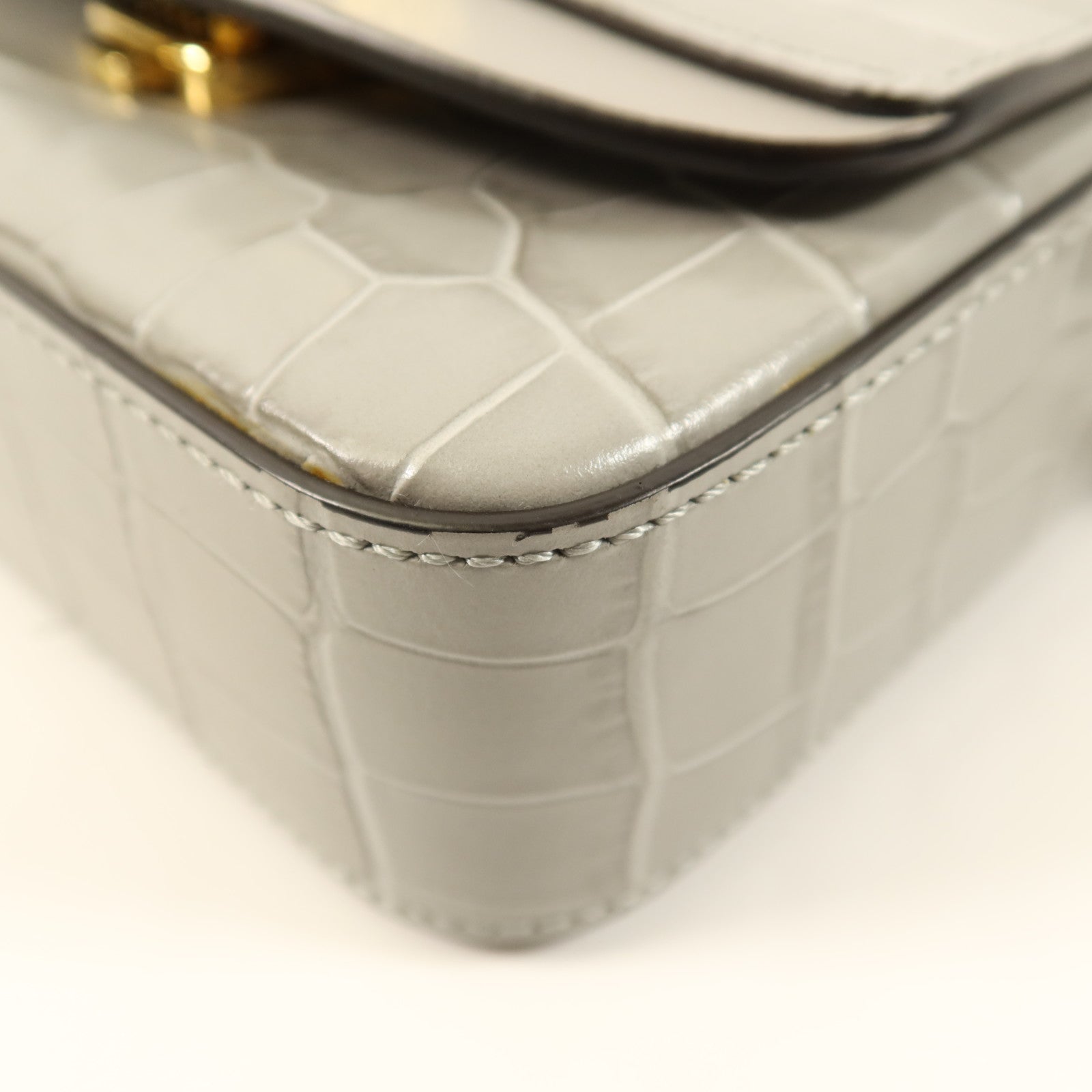 Chloe 牛皮皮革Mini C Bag金扣手挽肩背兩用袋