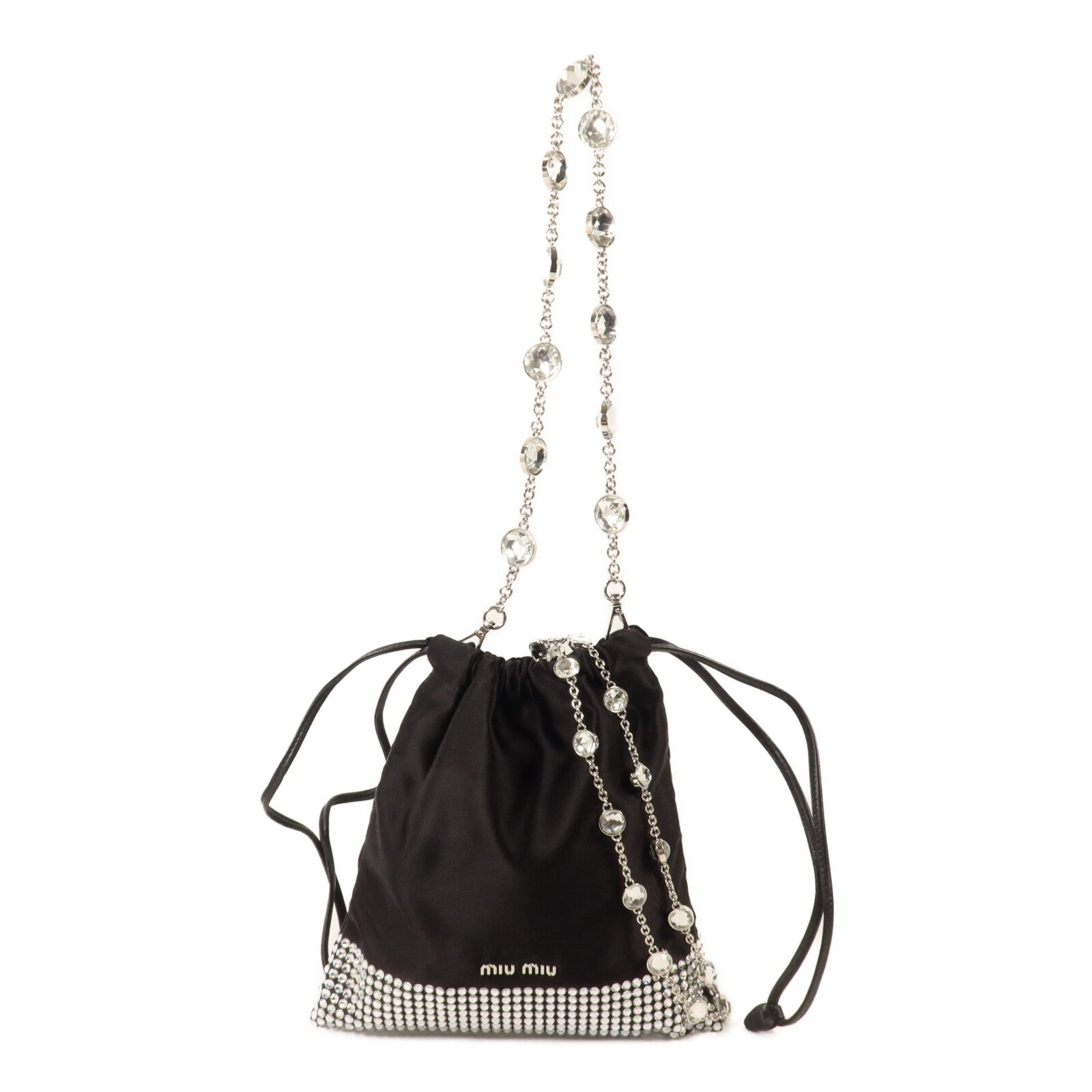 Miu Miu Satin Shoulder Bag鏈帶手挽肩背兩用袋