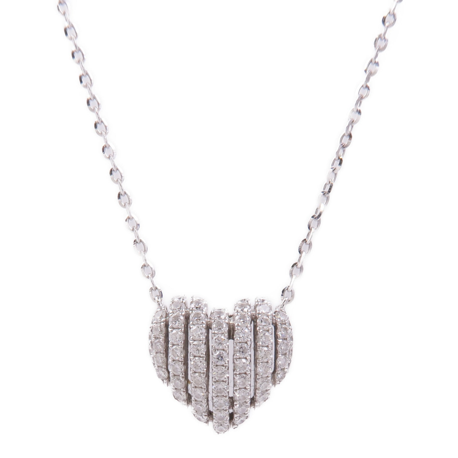 JEWELRY Diamond Necklace 18K White Gold