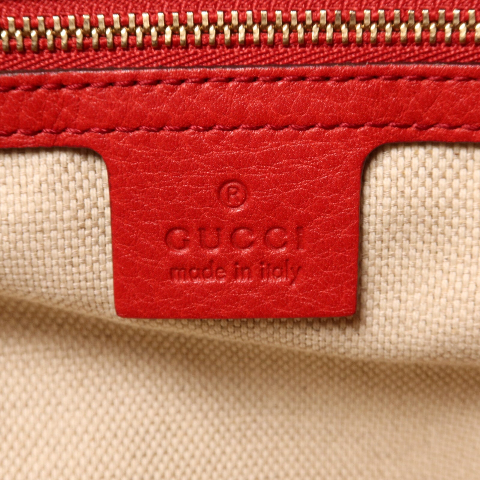 GUCCI 牛皮皮革Soho Chain Shoulder鏈帶肩背袋