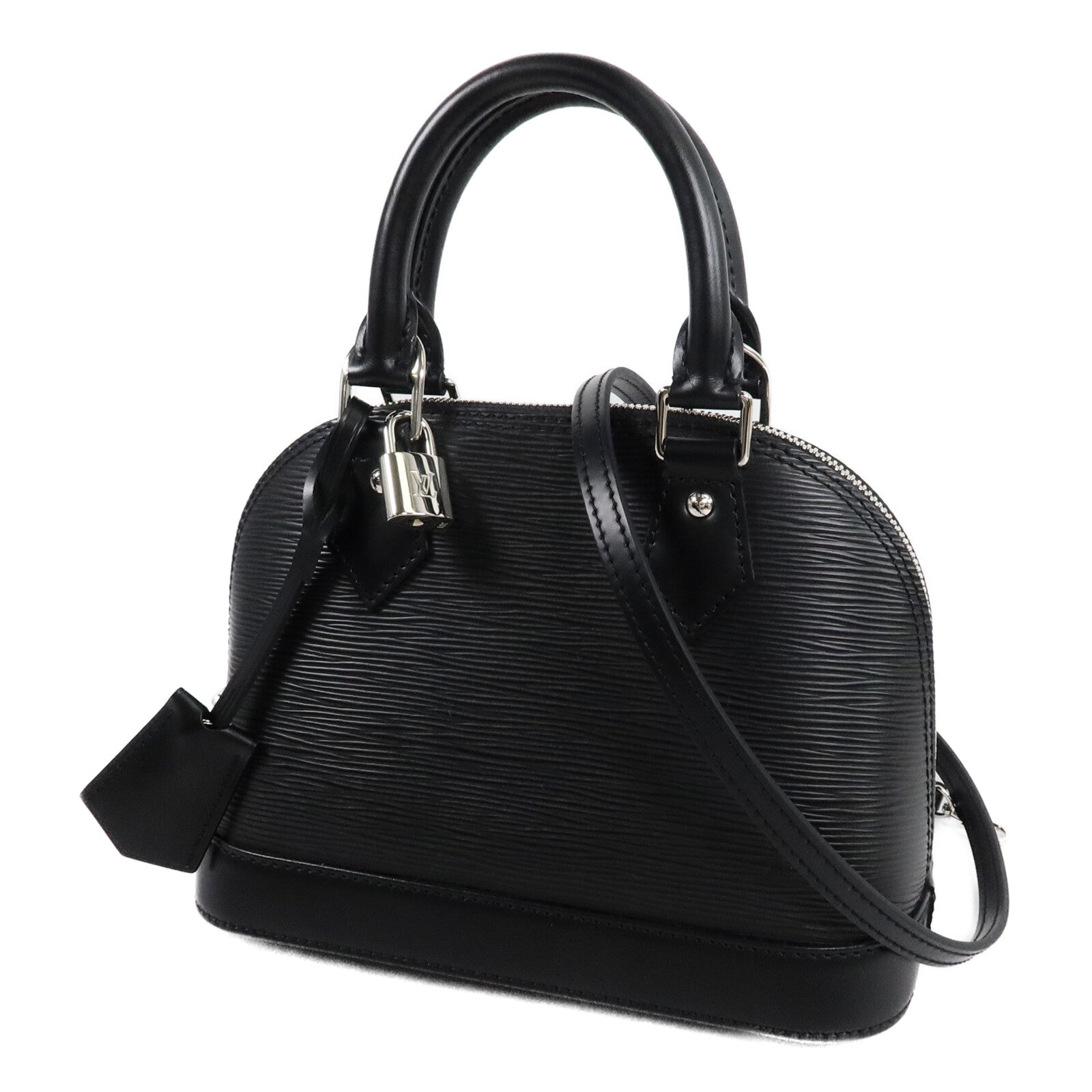 LOUIS VUITTON Epi Alma BB銀扣手挽肩背兩用袋