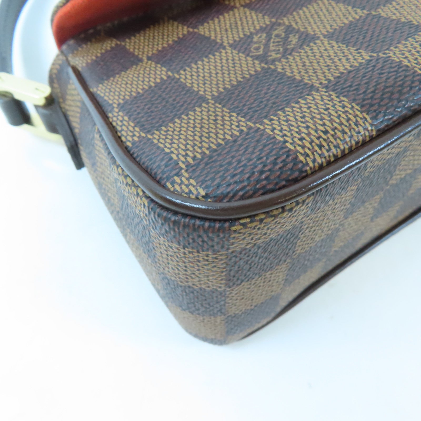 LOUIS VUITTON Damier Recoleta金扣肩背袋啡色