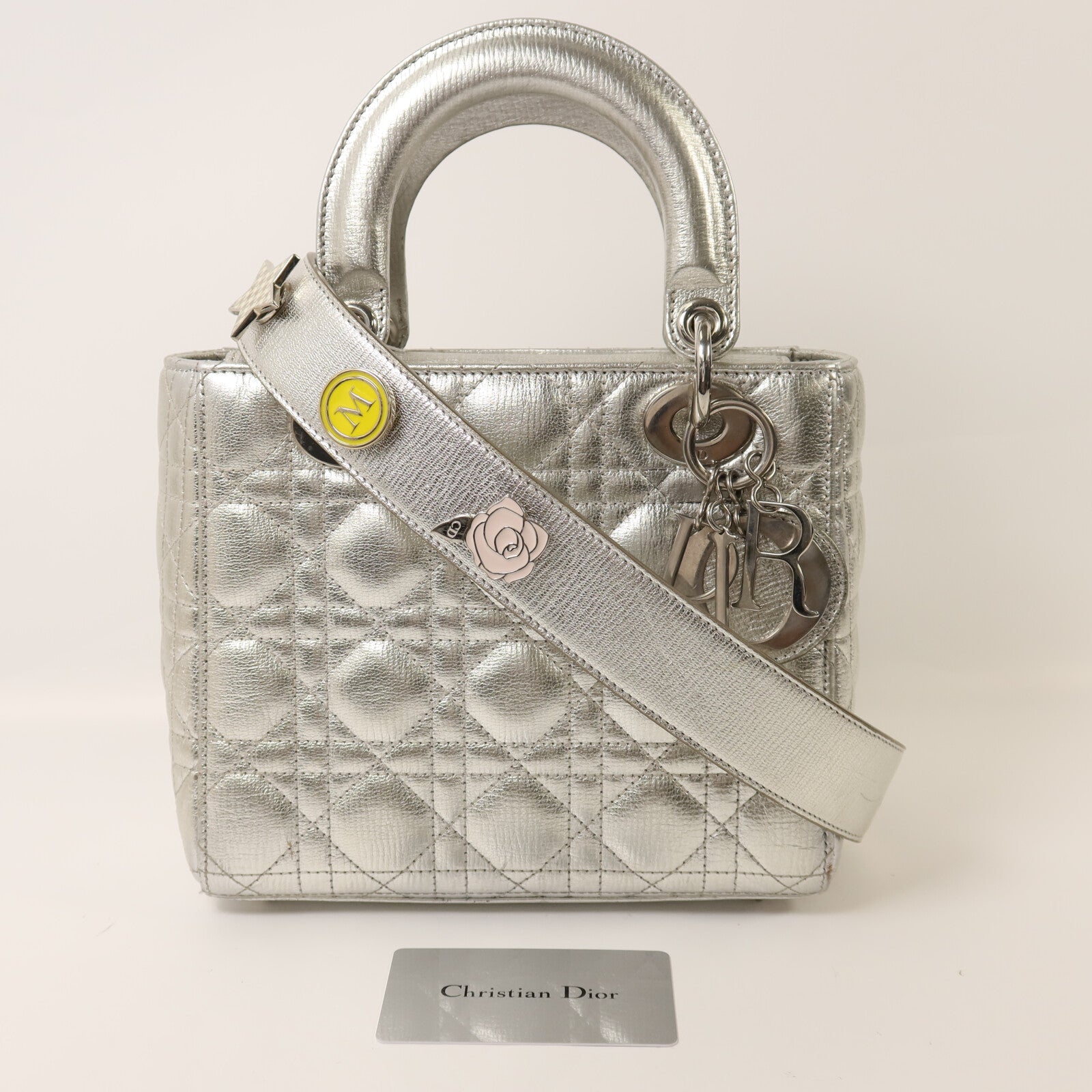 Dior 羊皮皮革Small Lady Dior My ABCDior手挽肩背兩用袋 Bag