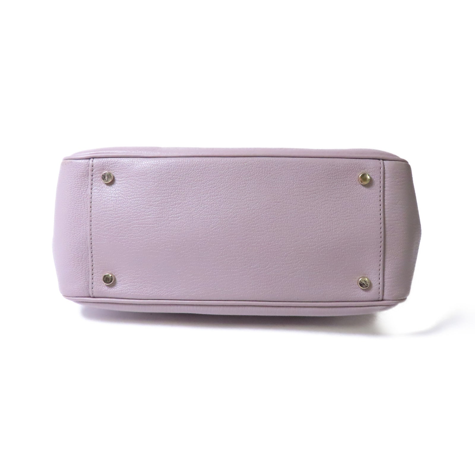 Kate Spade 牛皮皮革Shoulder Bag金扣手挽肩背兩用袋淺紫色