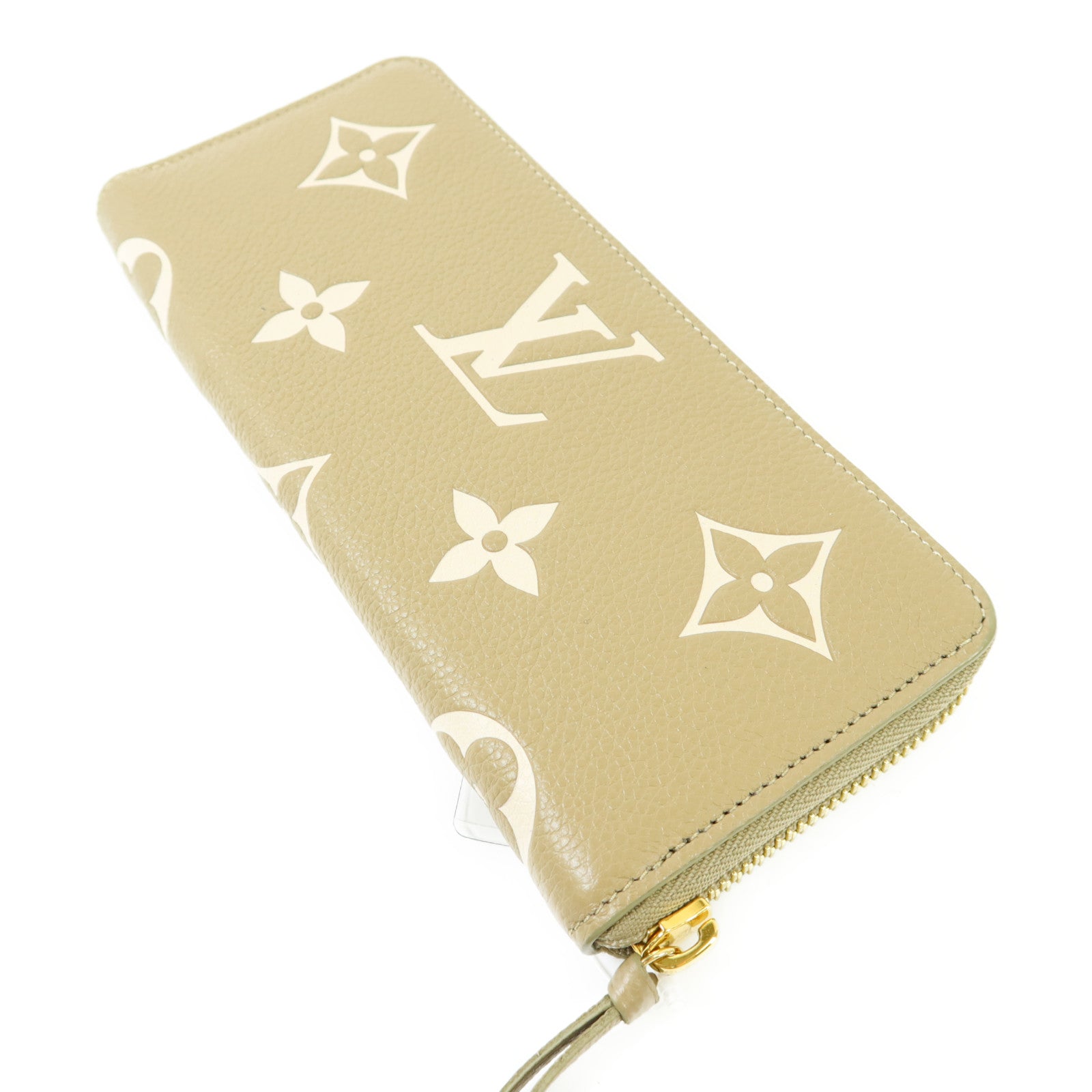 LOUIS VUITTON Monogram Empreinte Clemence Wallet金扣長錢包