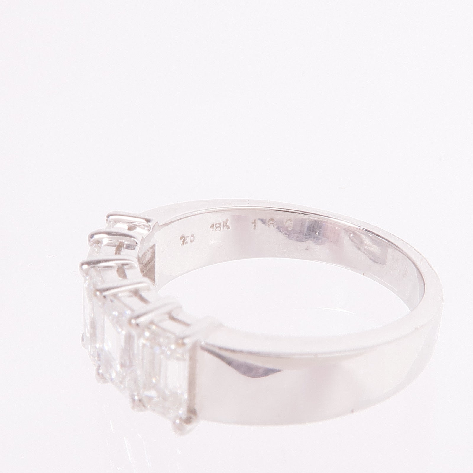JEWELRY 【激減優惠】18K白金Diamond Ring鑽石戒指US#5.5