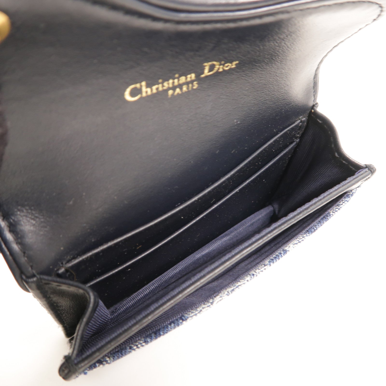 Dior Oblique帆布Saddle Bloom Card Holder卡片套