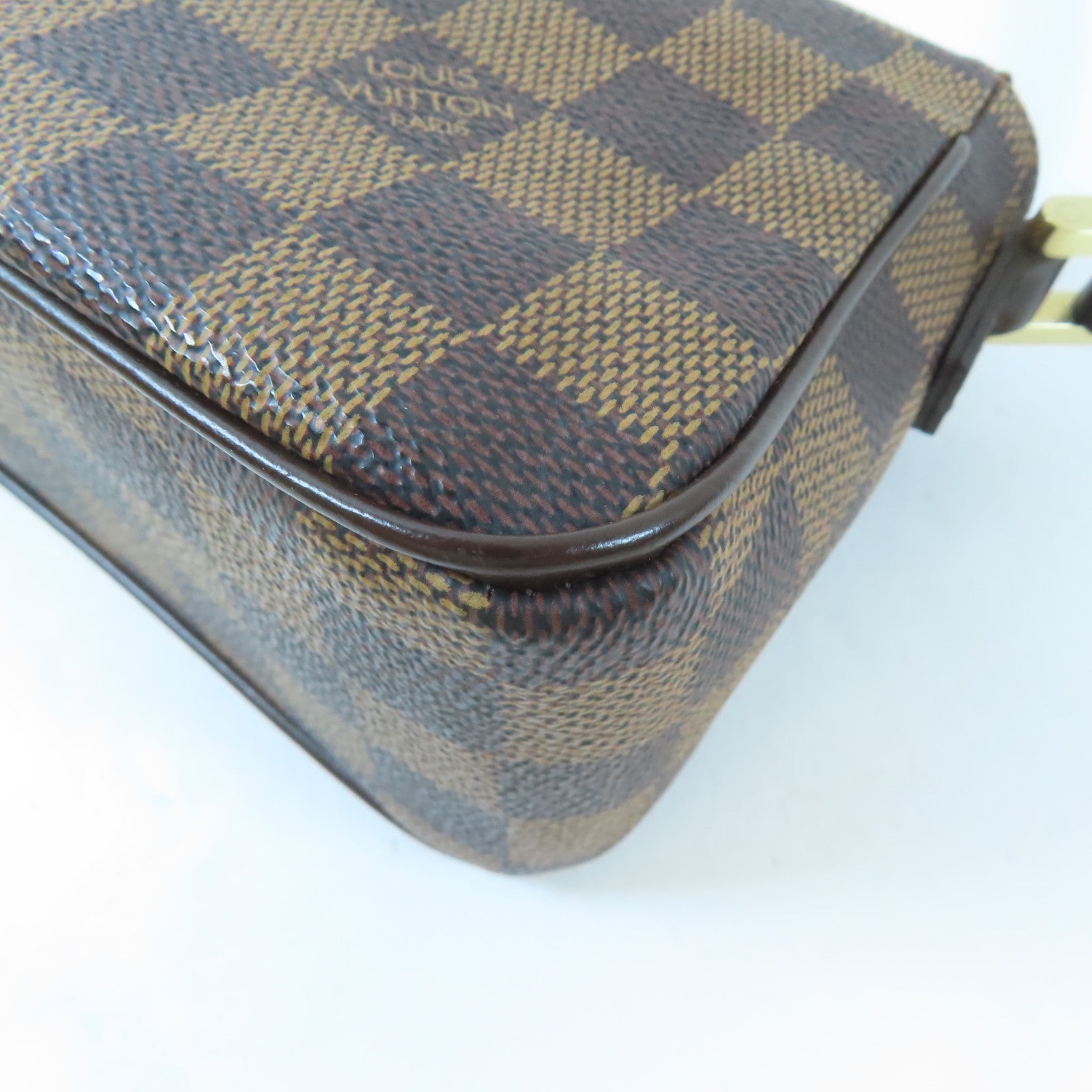 LOUIS VUITTON Damier Recoleta金扣肩背袋啡色