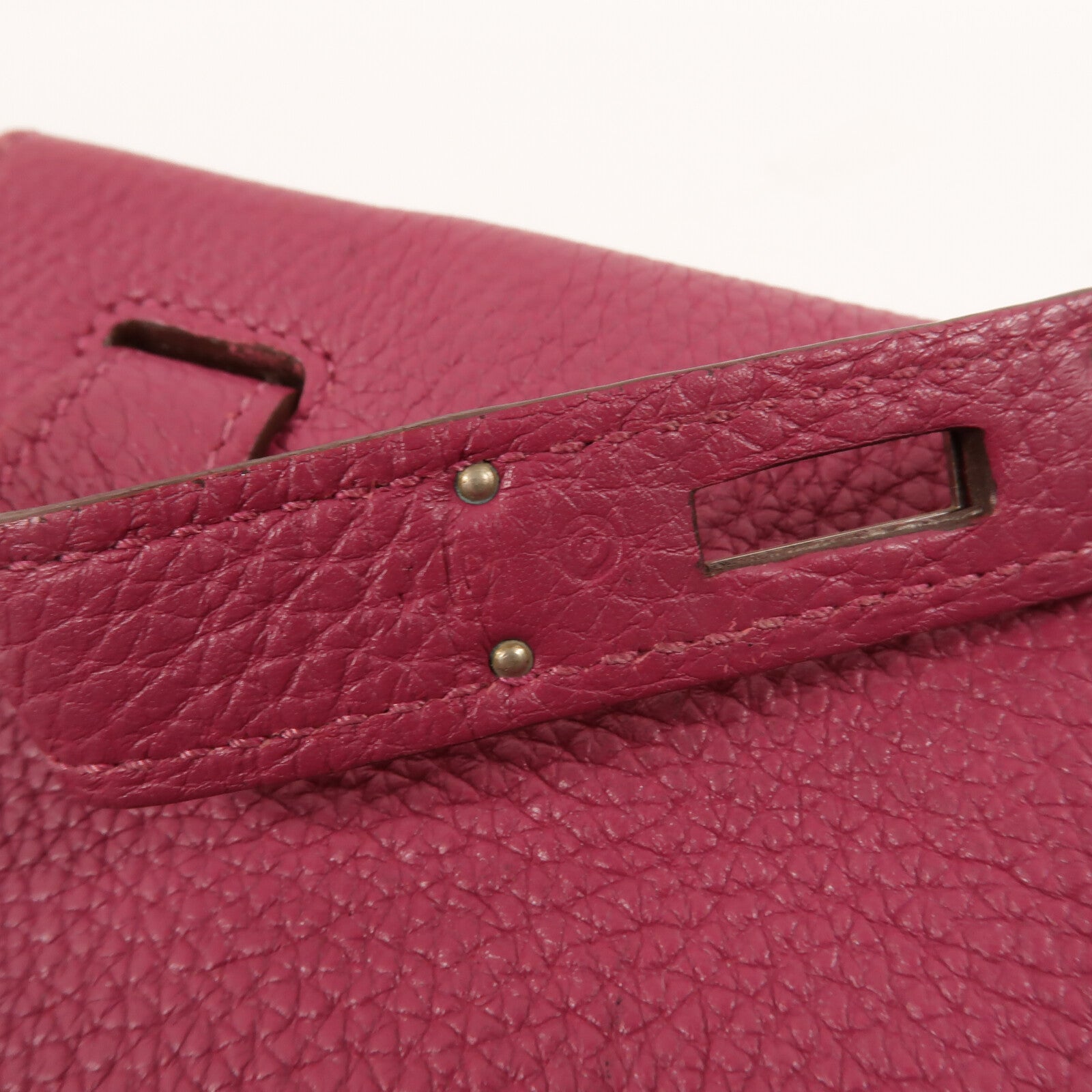 HERMES Clemence皮革So Kelly 22肩背袋Tosca