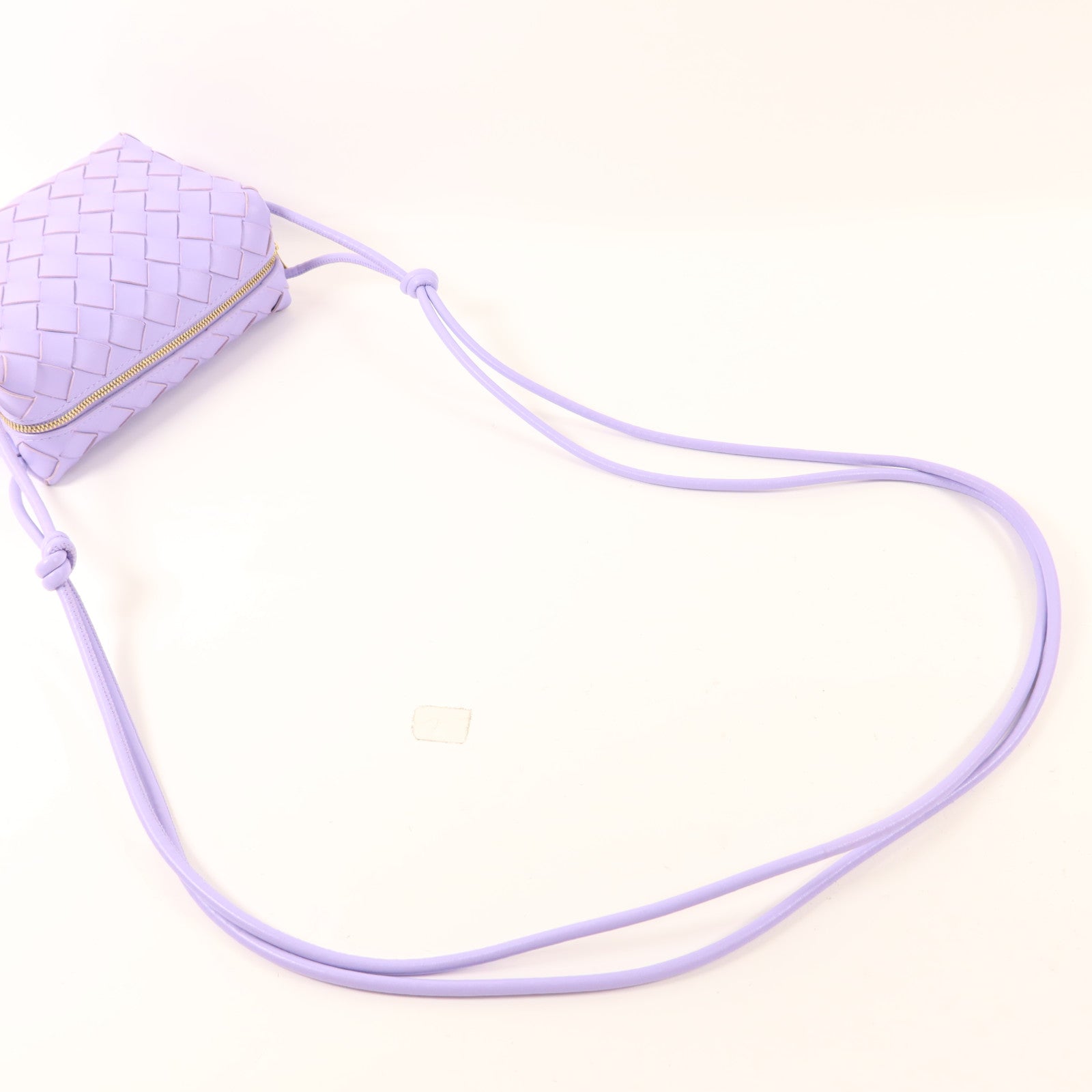 BOTTEGA VENETA 羊皮皮革Mini Loop金扣肩背袋