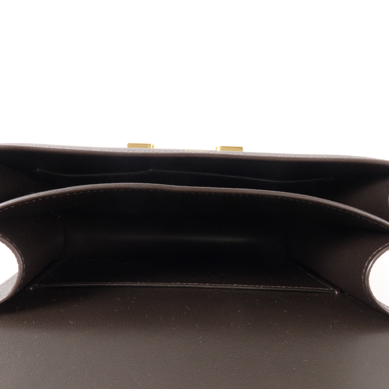 HERMES Epsom皮革Constance Mini III Miroir肩背袋Bai Brun