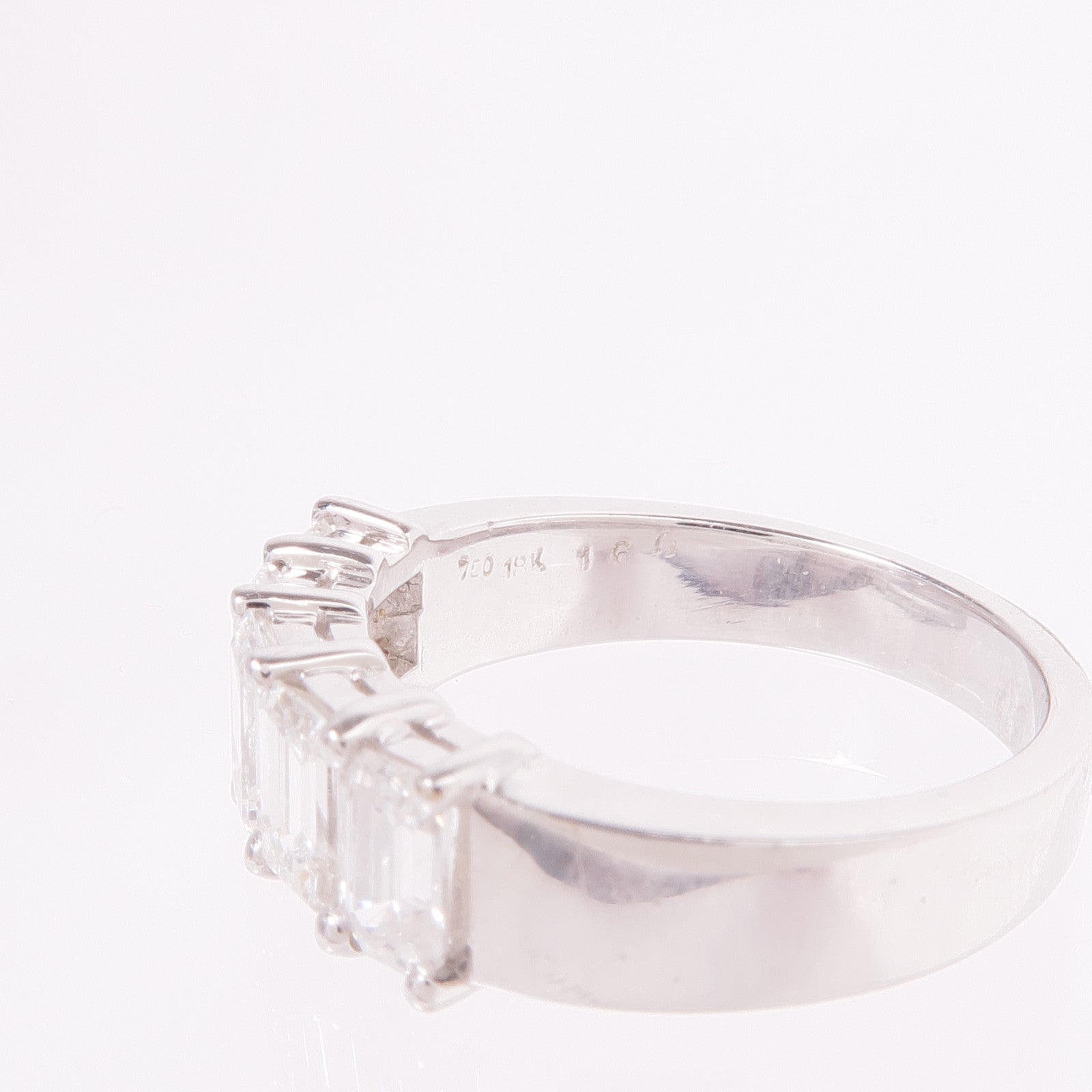 JEWELRY 【激減優惠】18K白金Diamond Ring鑽石戒指US#5.5
