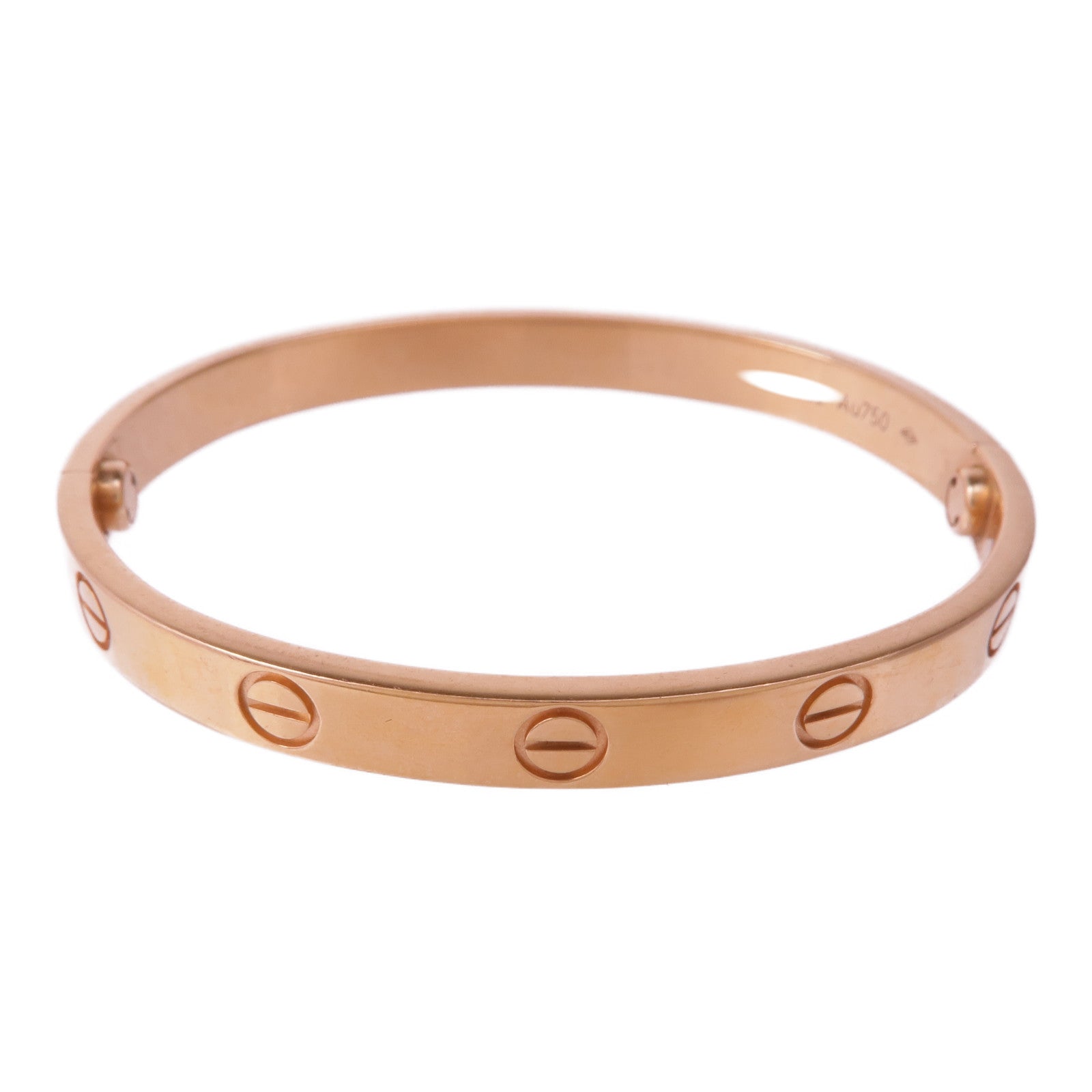 CARTIER 18K玫瑰金Love Bracelet Medium Model手鐲Cartier#16