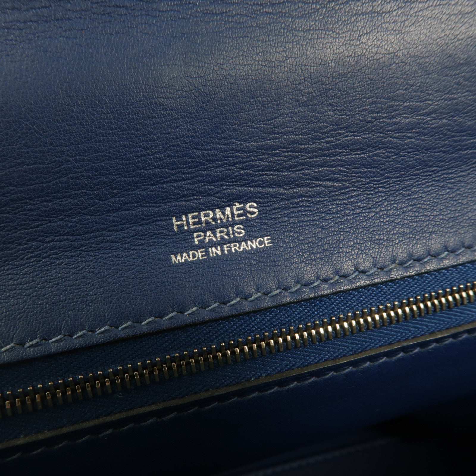 HERMES Togo皮革24/24 29cm手挽肩背兩用袋Bleu Brighton