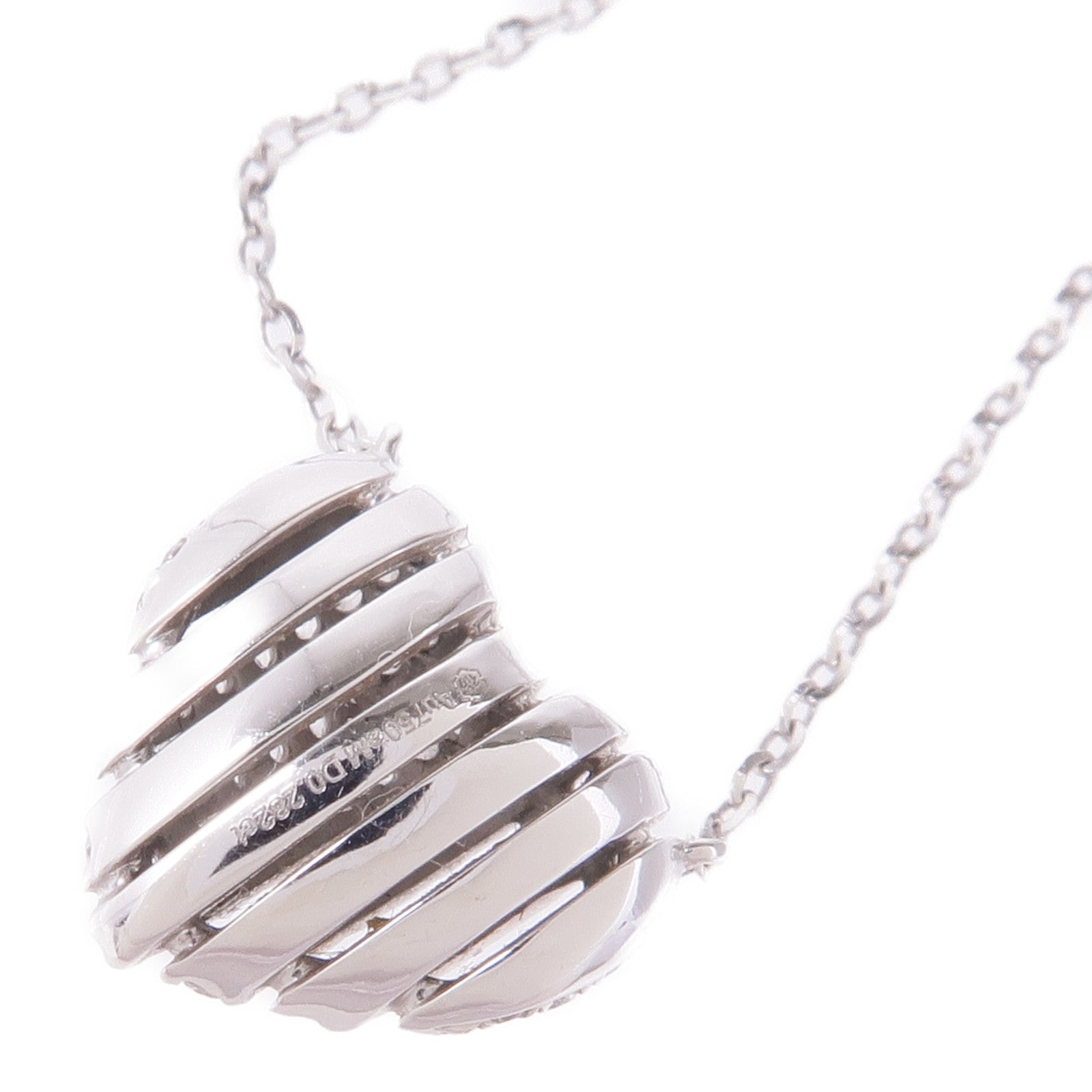 JEWELRY Diamond Necklace 18K White Gold