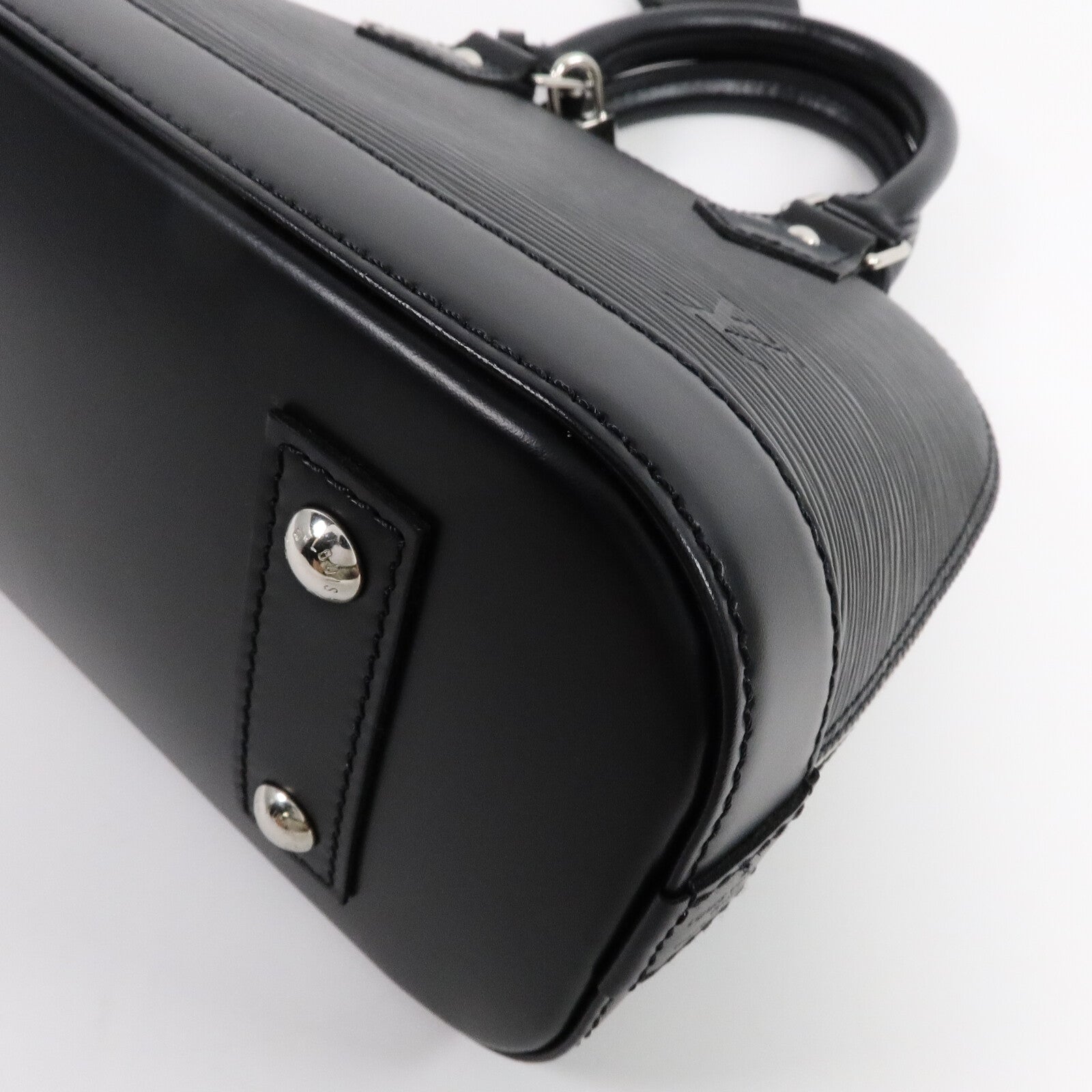 LOUIS VUITTON Epi Alma BB銀扣手挽肩背兩用袋