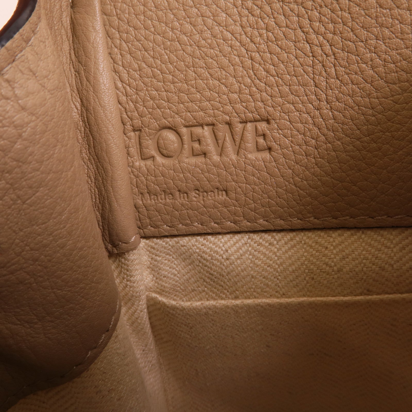 LOEWE 牛皮皮革Hammock Mini手挽肩背兩用袋