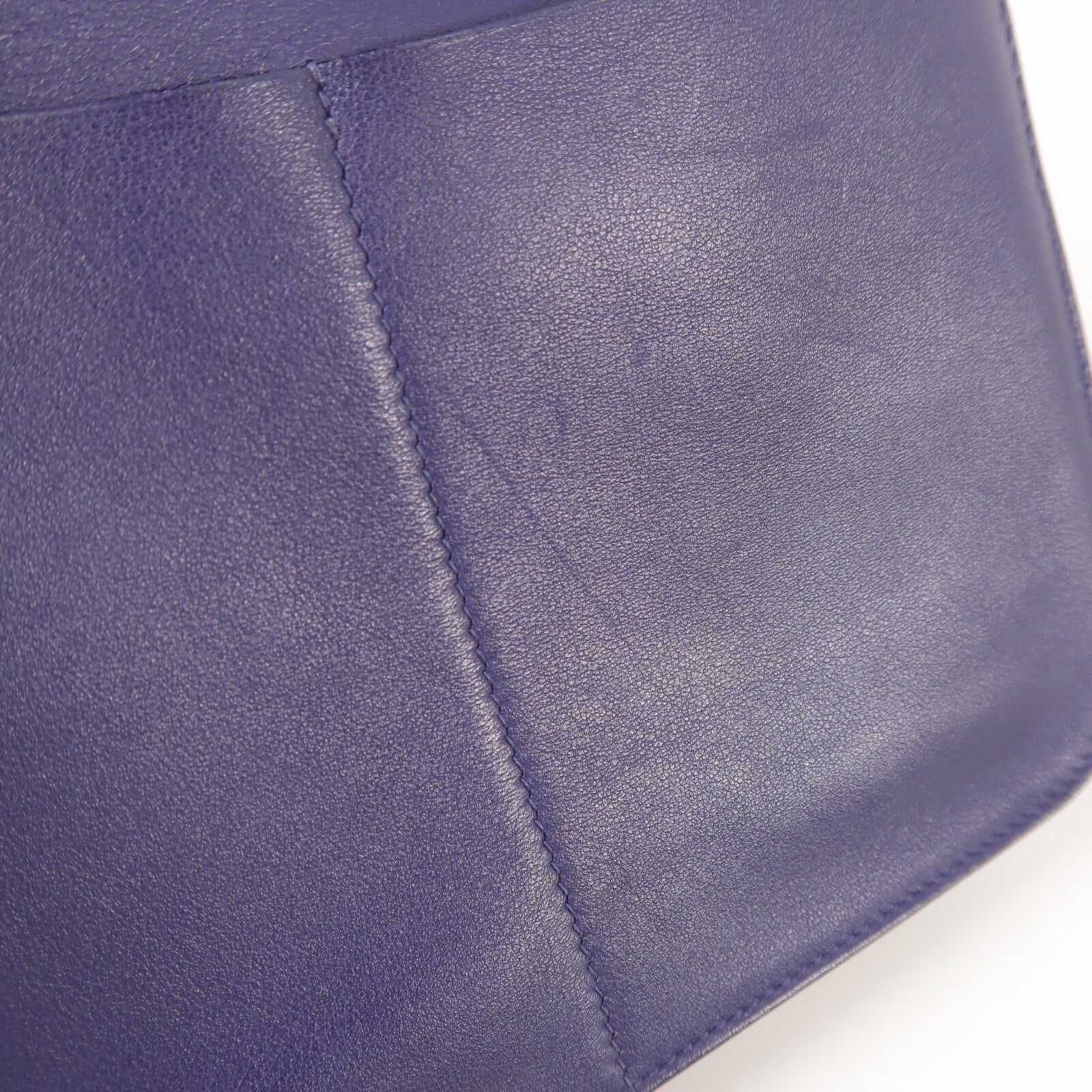 HERMES Swift皮革Mini Halzan手挽肩背兩用袋Bleu Encre