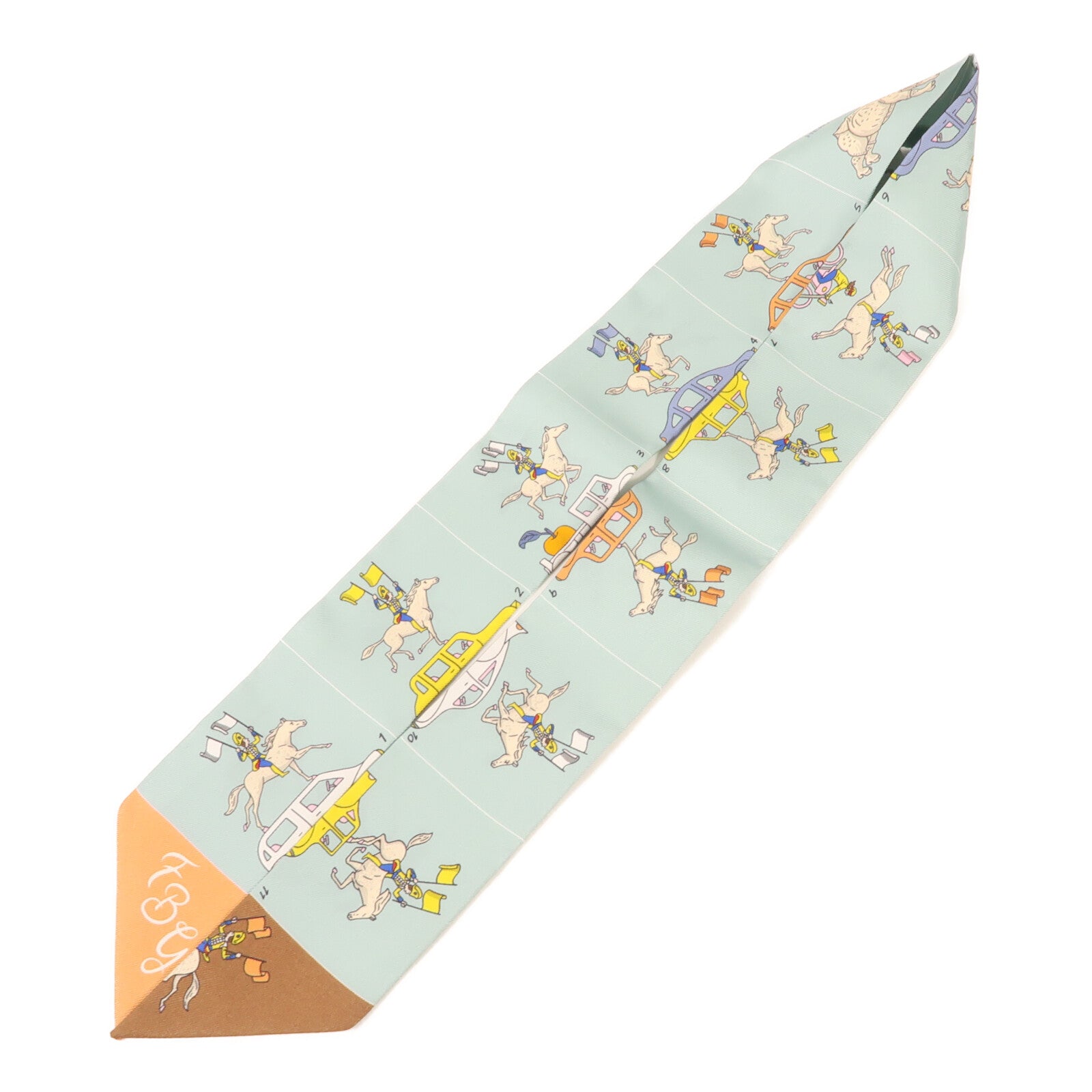 HERMES 絲質Twilly絲巾