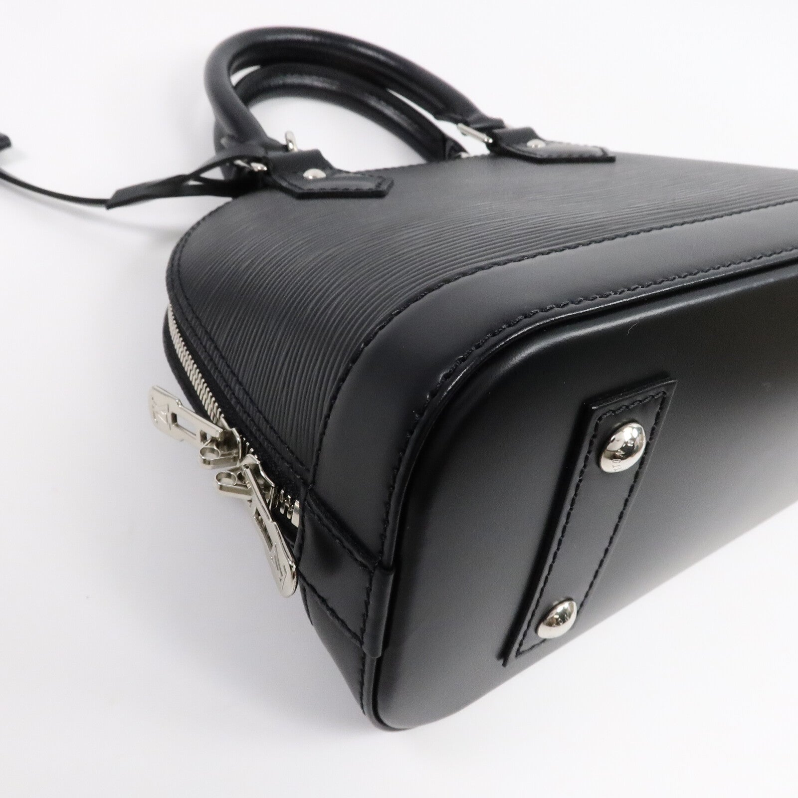 LOUIS VUITTON Epi Alma BB銀扣手挽肩背兩用袋