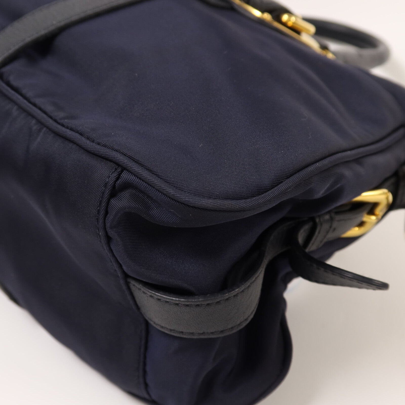 PRADA 尼龍2 Way Shoulder Bag金扣手挽肩背兩用袋