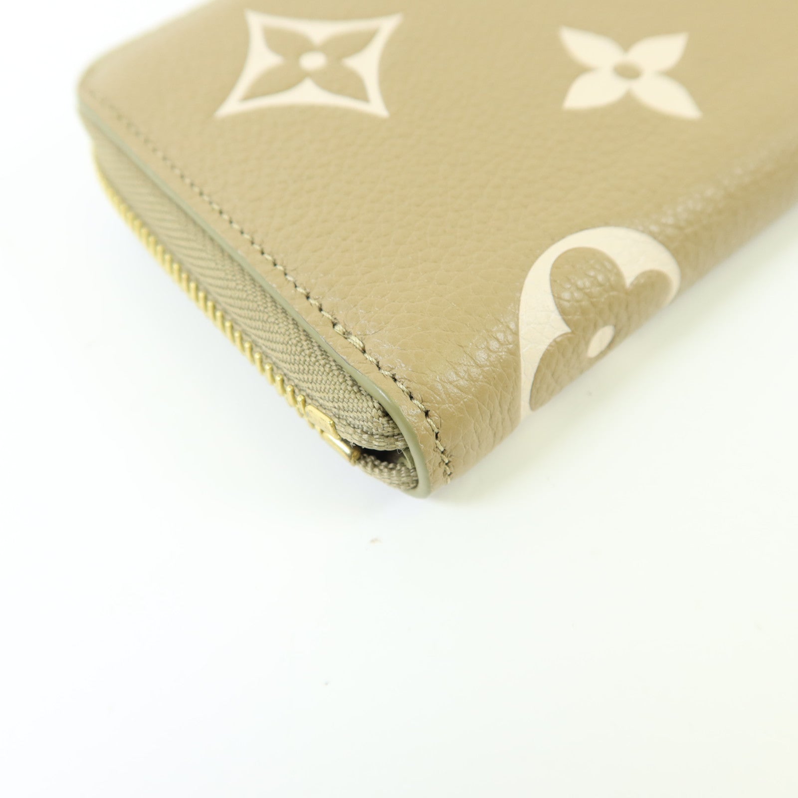 LOUIS VUITTON Monogram Empreinte Clemence Wallet金扣長錢包