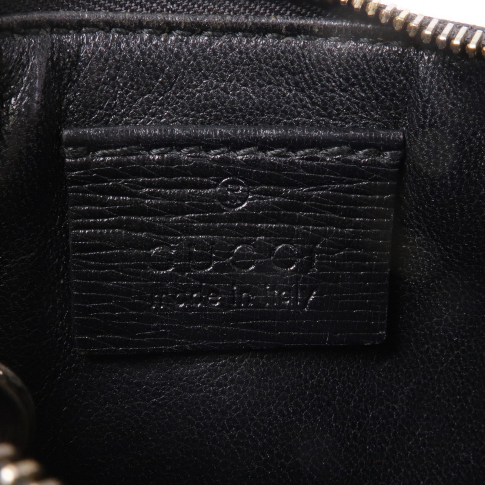 GUCCI 塗層帆布Key/Coin Case金扣鎖匙包/零錢包