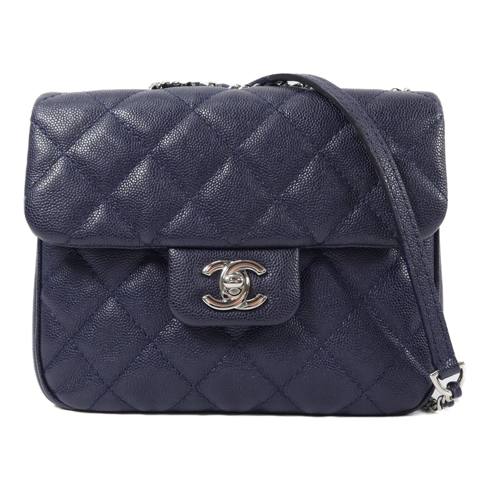 CHANEL 牛皮皮革Urban Companion Flap Bag鏈帶肩背袋