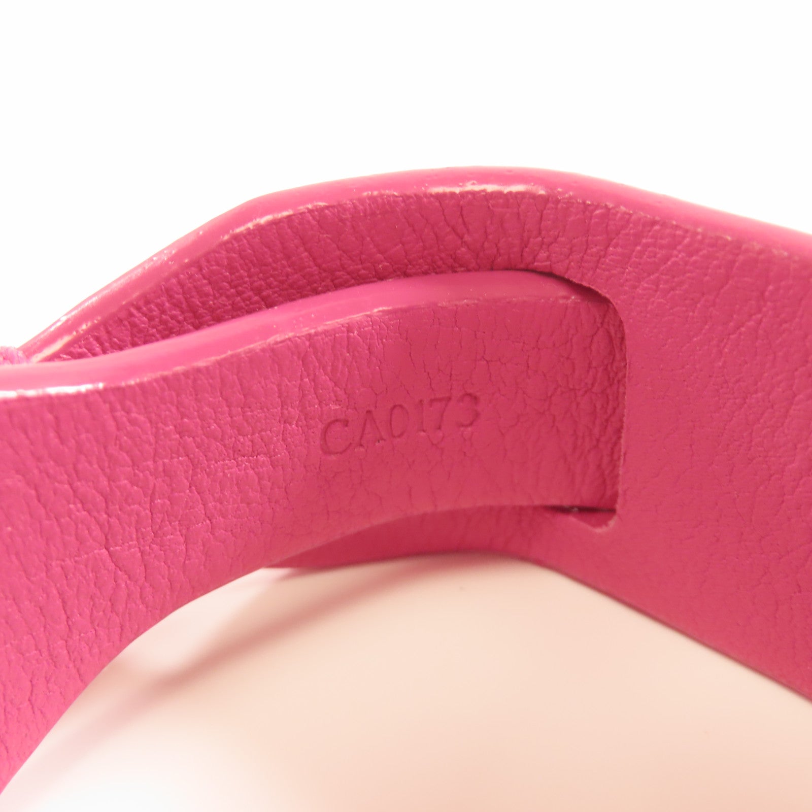 LOUIS VUITTON 皮革Bracelet Spike It手鐲粉紅色