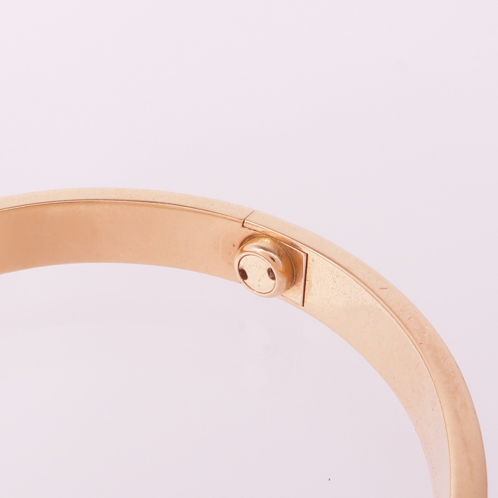 CARTIER 18K玫瑰金Love Bracelet Medium Model手鐲Cartier#16