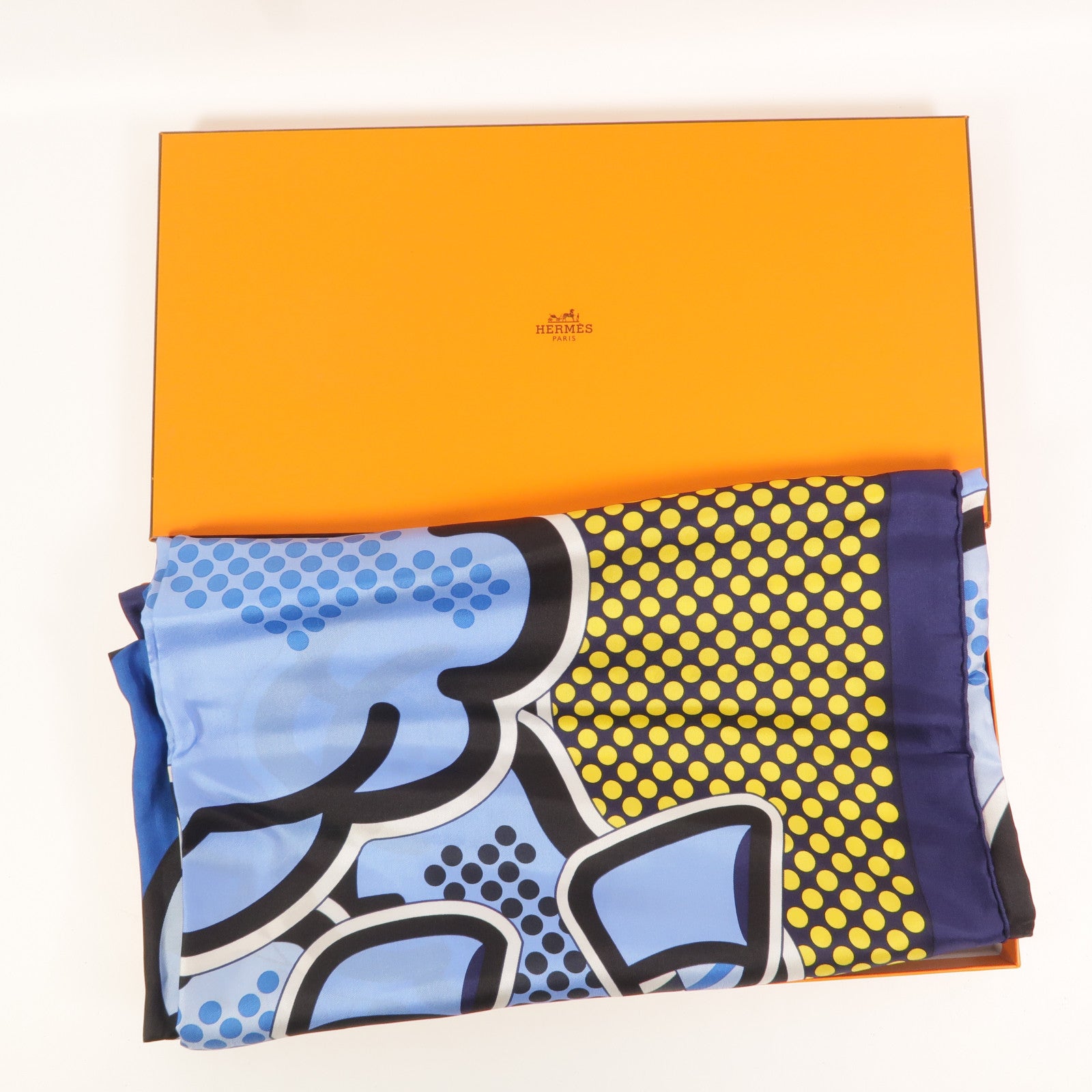 HERMES 絲質Scarf 140X140絲巾
