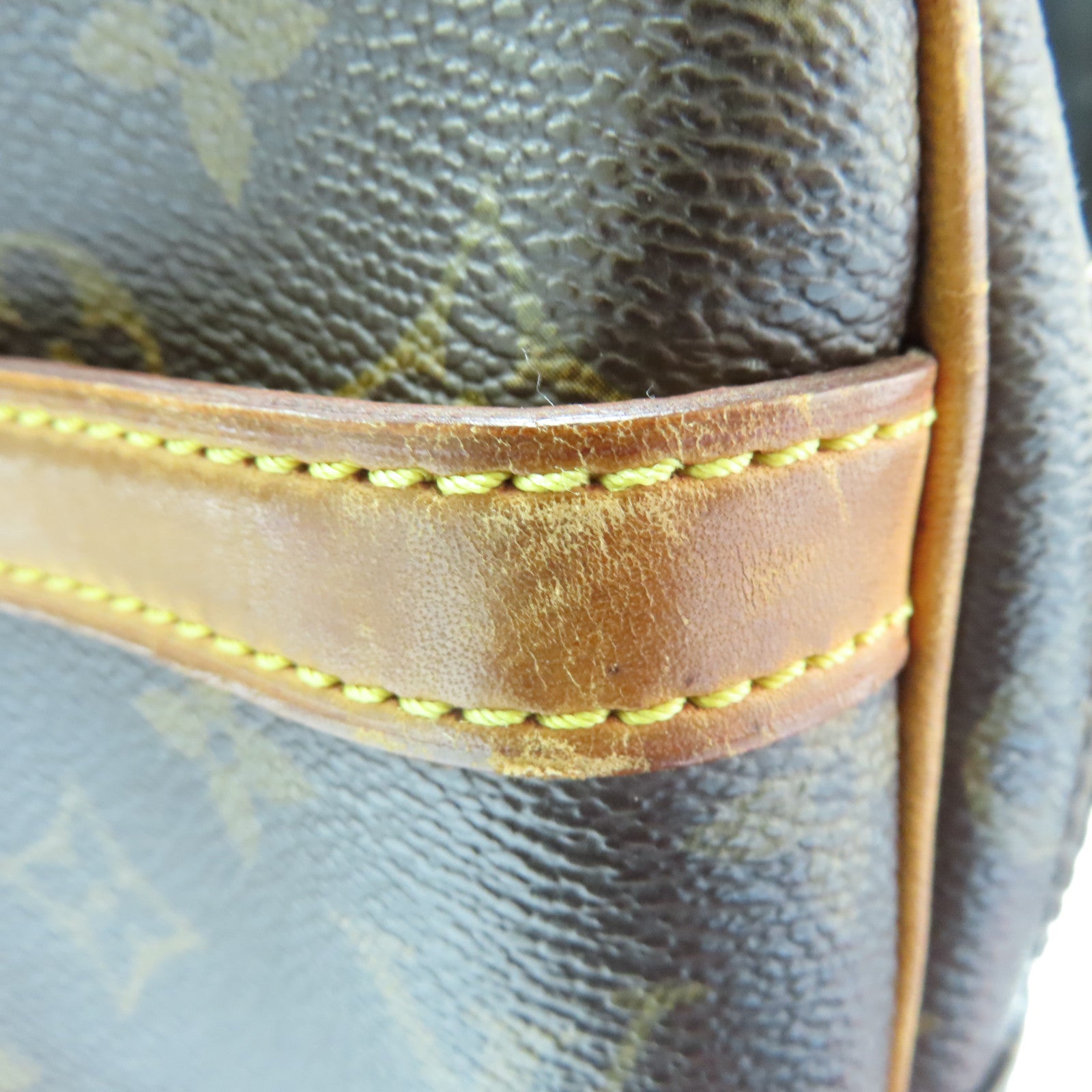 LOUIS VUITTON Monogram Reporter金扣肩背袋啡色