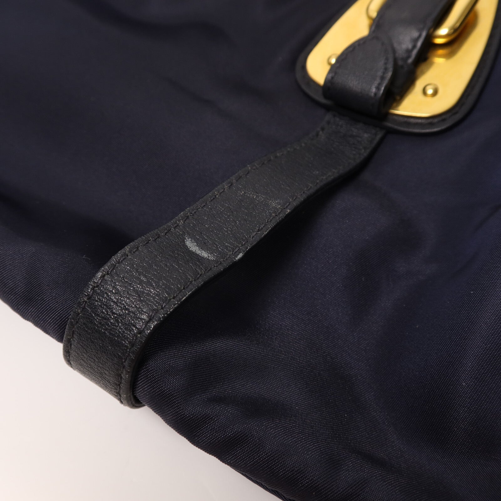 PRADA 尼龍2 Way Shoulder Bag金扣手挽肩背兩用袋