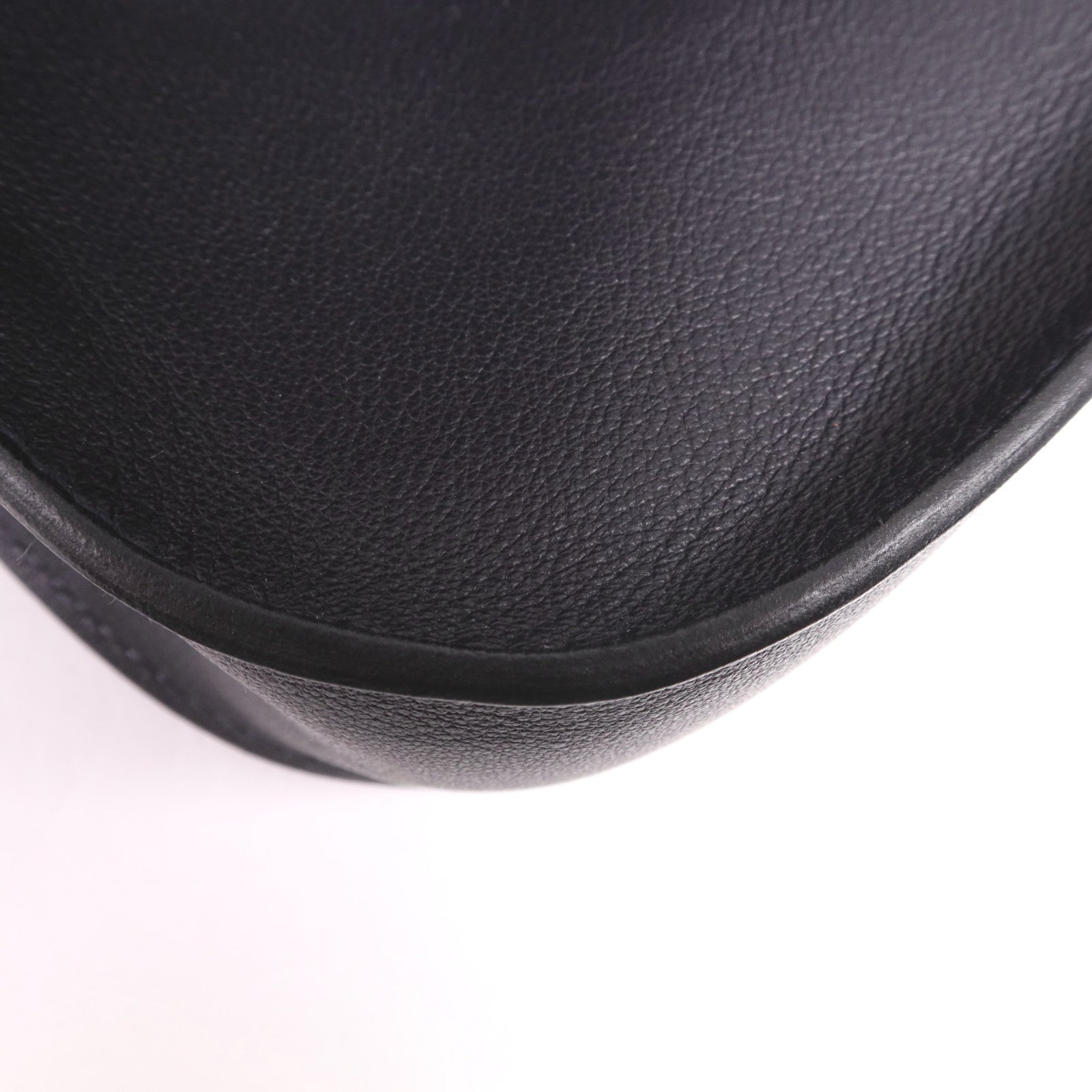 HERMES Swift皮革Mini Jypsiere銀扣肩背袋Caban