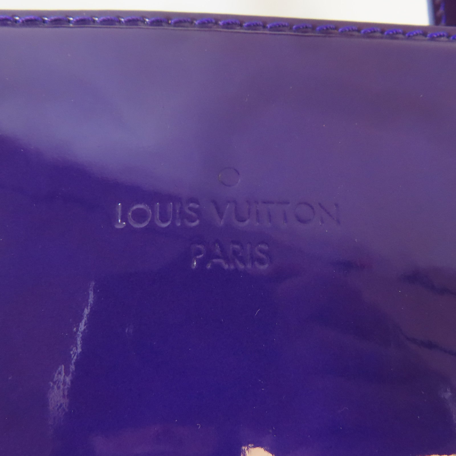 LOUIS VUITTON 【激減優惠】塗層帆布/皮革Cosmic Blossom PM金扣手挽袋紫色