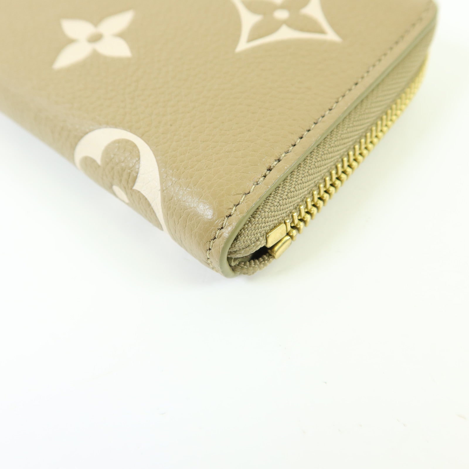 LOUIS VUITTON Monogram Empreinte Clemence Wallet金扣長錢包