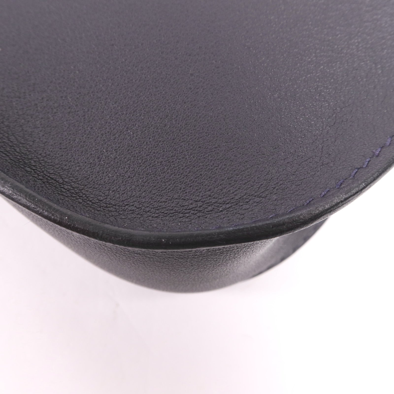 HERMES Swift皮革Mini Jypsiere銀扣肩背袋Caban