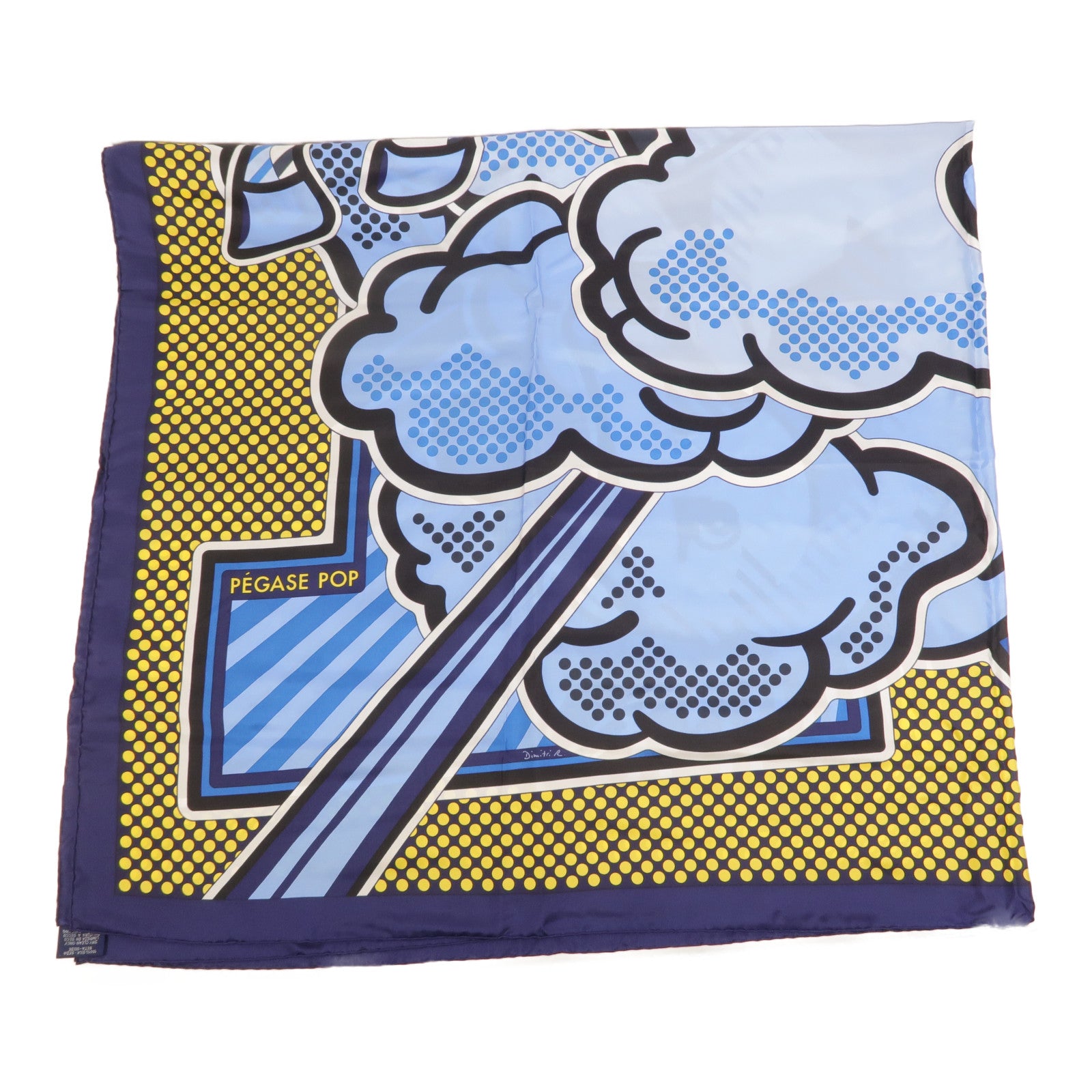 HERMES 絲質Scarf 140X140絲巾