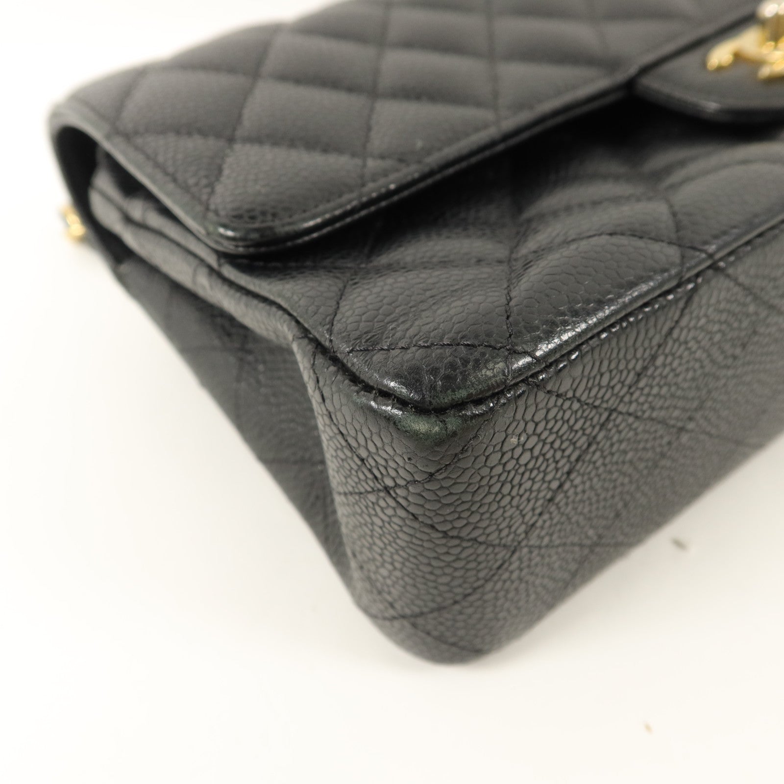 CHANEL 牛皮皮革Classis 25鏈帶肩背袋