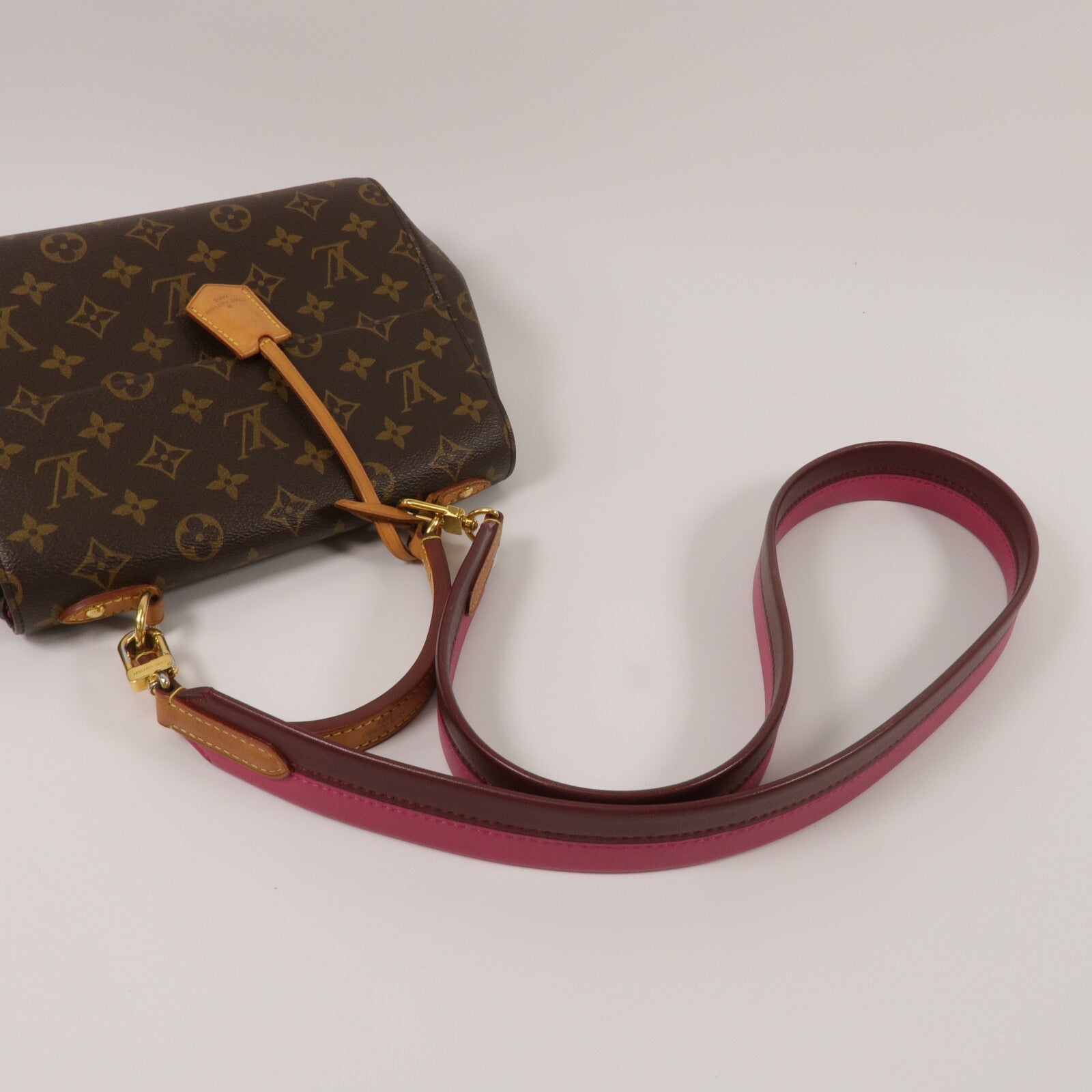 LOUIS VUITTON Monogram Cluny BB手挽肩背兩用袋